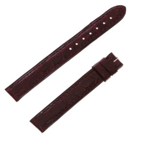 Cartier burgundy crocodile strap (12mmx12mm)