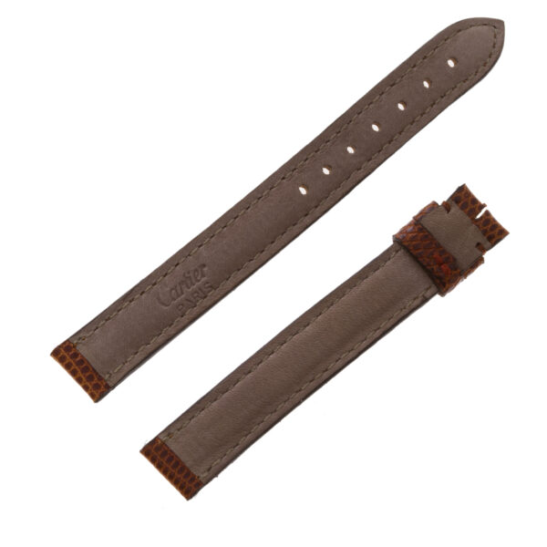 Cartier tan lizard strap (12mmx12mm) (Light brown)