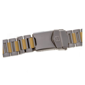 Tag Heuer in stainless steel & gold plated bracelet (17mm x 16mm)