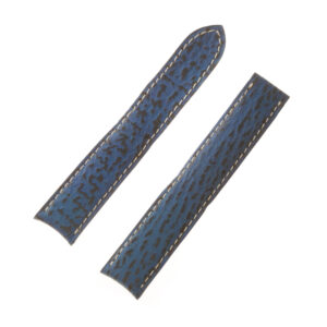 Cartier Blue Shark Skin Strap (17x16)