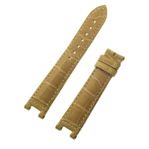 Cartier beige chiny alligator strap (18mm x 16mm)