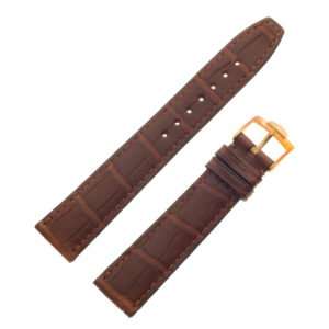 TAG Heuer brown alligator strap with TAG Heuer tang buckle 18mm x 16mm (FC6059)