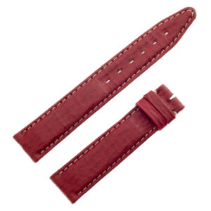 TAG Heuer red sharkskin strap with white stitching 17.5mm x 16mm (BC0539)