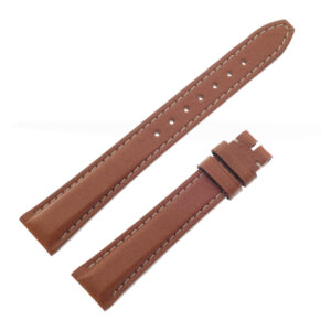 TAG Heuer brown calfskin strap with white stitching 15 x 12 (BC0484)