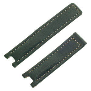 TAG Heuer green calfskin strap with white stitching 17 x 17 (FC6147)