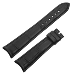 Girard Perregaux mat black alligator strap (19.5mmx15.5mm)