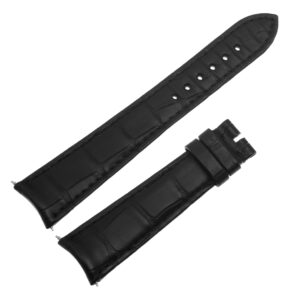 Girard Perregaux mat black alligator strap (20mmx16mm)