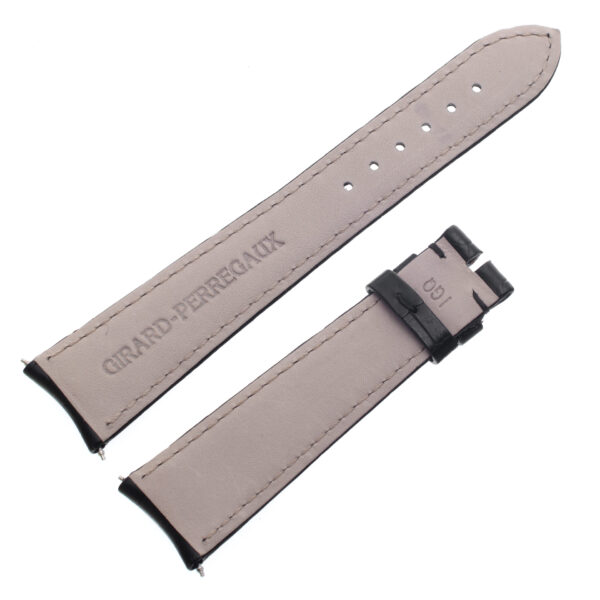 Girard Perregaux mat black alligator strap (20mmx16mm)