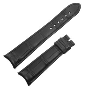 Girard Perregaux mat black alligator strap (20mmx16mm)