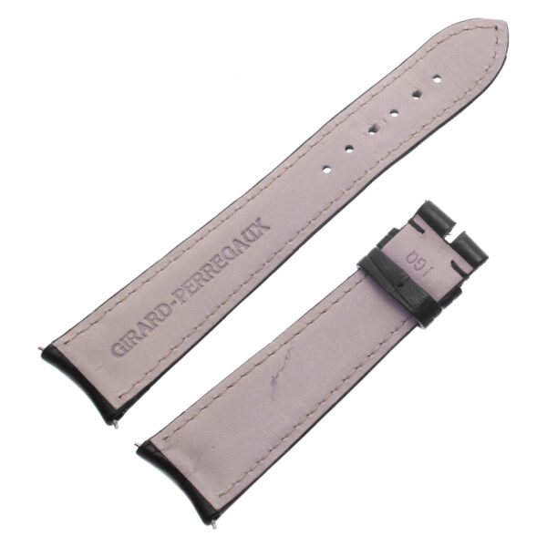 Girard Perregaux mat black alligator strap (20mmx16mm)