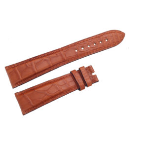 Bvlgari alligator light brown strap (21 x 16)