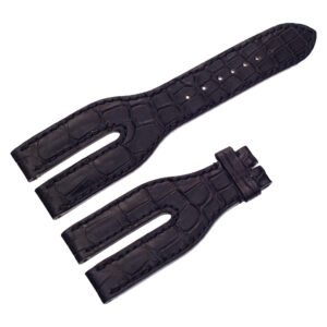 Roger Dubuis black alligator strap for Roger Dubuis Too much, 27mm x 15.5mm