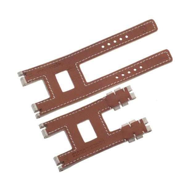 Roger Dubuis cream alligator strap for Roger Dubuis "Follow Me" at 11mm x 11mm