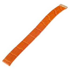 Piaget ''Miss Protocole'' Alligator Strap Orange (13mm X 13mm)