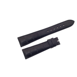 Patek Philippe matte black alligator strap 15mm x 14mm