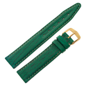 TAG Heuer green leather strap with original buckle