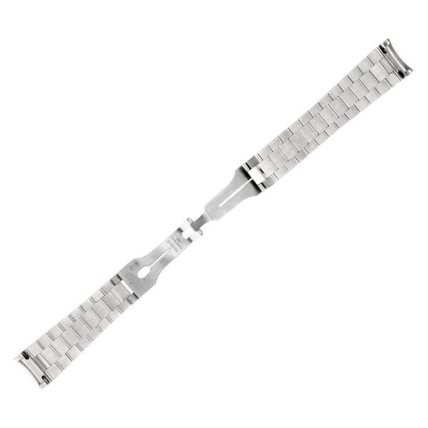 Custom 18k white gold Italian president style watch bracelet