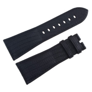 Cartier Black Leather Strap 29mm x 22mm for tang buckle