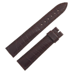 Breguet brown leather strap 18mm x 16mm for tang buckle