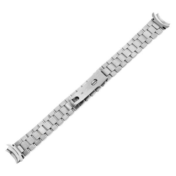 Custom Italian 18k white gold diamond bracelet to fit Rolex president style watch