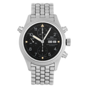 IWC Pilots Chronograph 3713 stainless steel 42mm auto watch