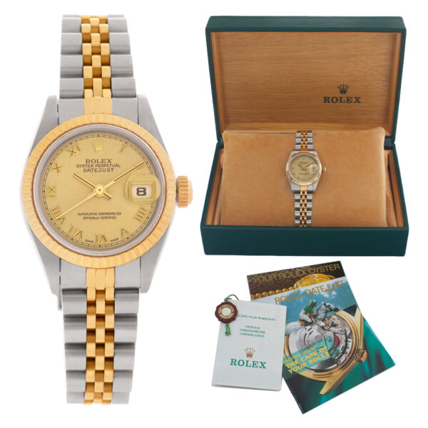 Rolex Datejust 69173 18k & steel 26mm auto watch