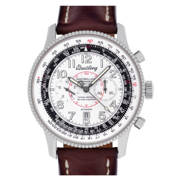 Breitling Montbrillant A35330 Stainless Steel White dial 41mm Automatic watch