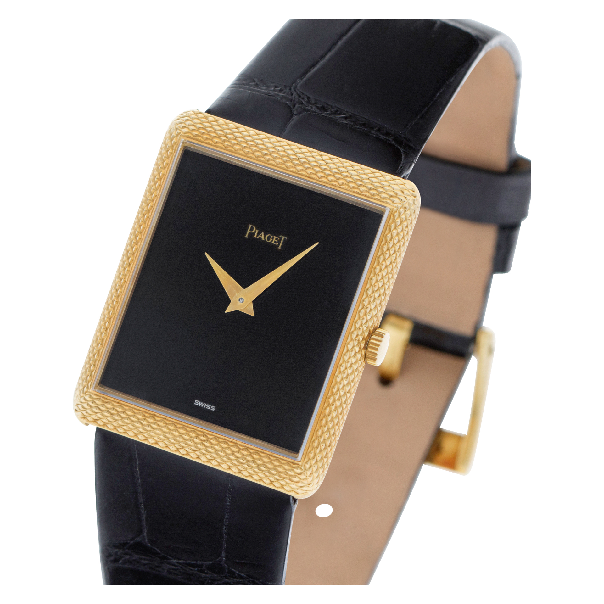 Piaget Classic 9152 18k Black dial 24mm Manual watch – Luxury