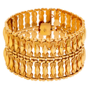 "Etruscan Revival" bracelet in 18k