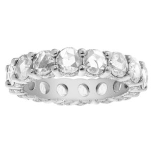 Diamond eternity band set in platinum