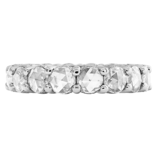 Diamond eternity band set in platinum