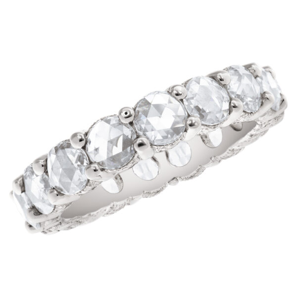 Diamond eternity band set in platinum