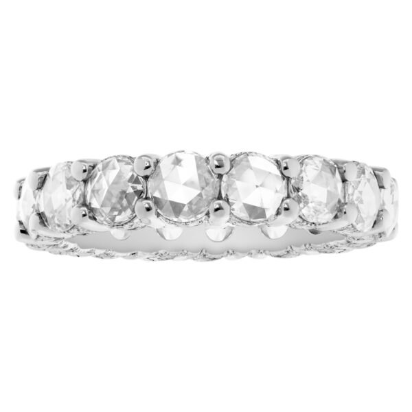 Diamond eternity band set in platinum