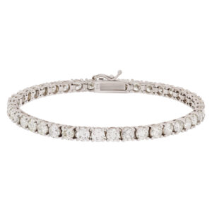 4 prong tennis bracelet with diamonds