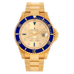 Rolex Submariner 16618 18k 40mm auto watch