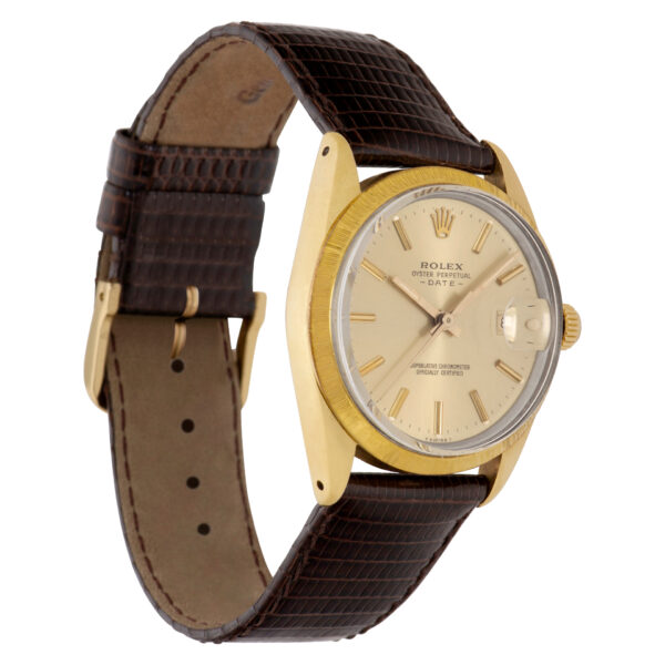 Rolex Date 15505 gold shell 34mm auto watch