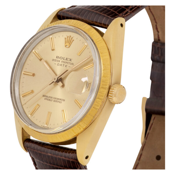 Rolex Date 15505 gold shell 34mm auto watch