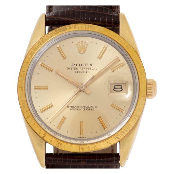 Rolex Date 15505 gold shell 34mm auto watch