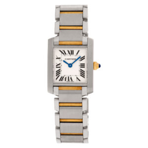 Cartier Tank Francaise W51007Q4 18k & steel 20mm Quartz watch