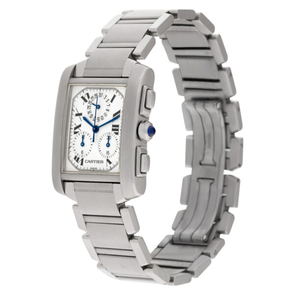 Cartier Tank Francaise w51001q3 stainless steel 28mm Quartz watch