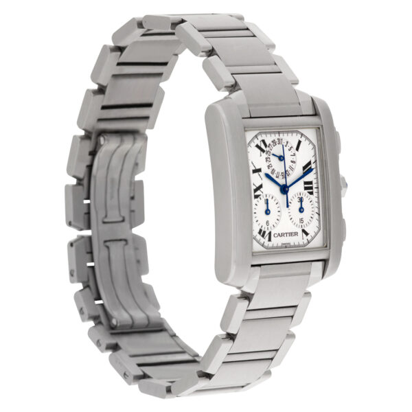 Cartier Tank Francaise w51001q3 stainless steel 28mm Quartz watch