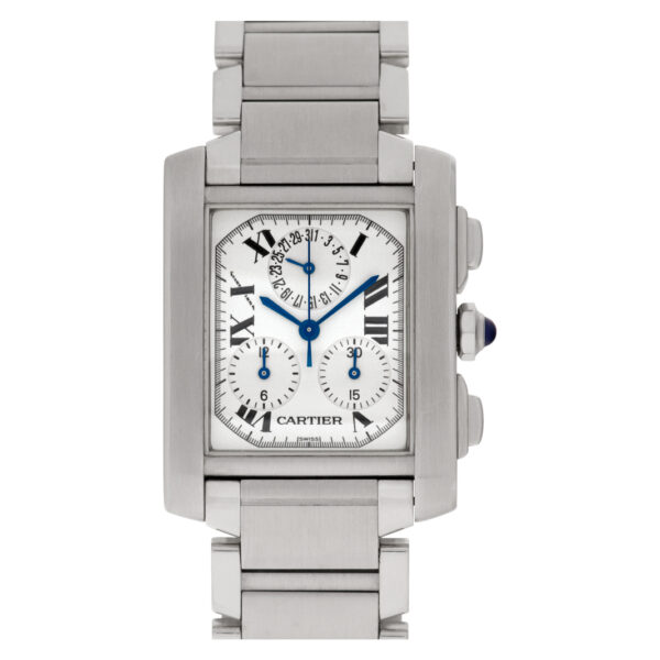 Cartier Tank Francaise w51001q3 stainless steel 28mm Quartz watch