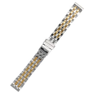 Two tone breitling pilot bracelet