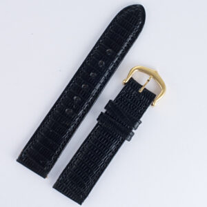 Cartier black lizard strap (15x14) ultra short