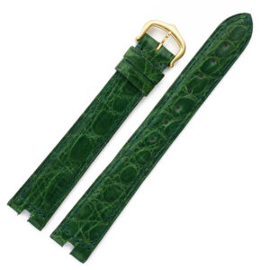 Cartier green crocodile strap (16x14)