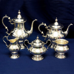 Puritan Tea Set by Gorham 5 piece Heavy & Regal 86.4 oz troy of sterling silver.