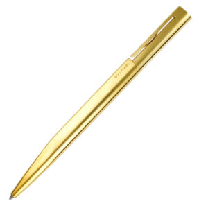 Bvlgari Ball Point Pen In  Yellow Gold Plate