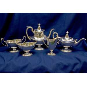 Beautiful 5-piece Gorham Sterling Portsmouth Coffee & Tea Set 67.74 oz troy