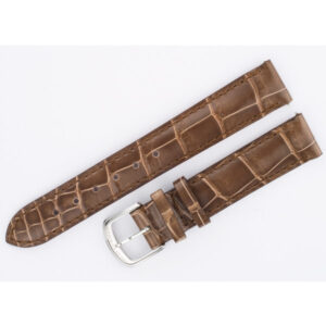 David Yurman taupe crocodile strap with buckle (15x14)