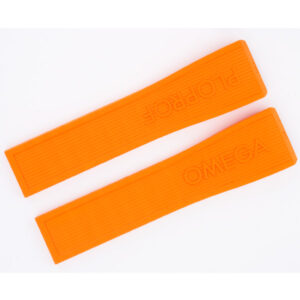 Omega PLOPROF orange rubber strap (24x20)